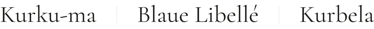 Blaue Libellé