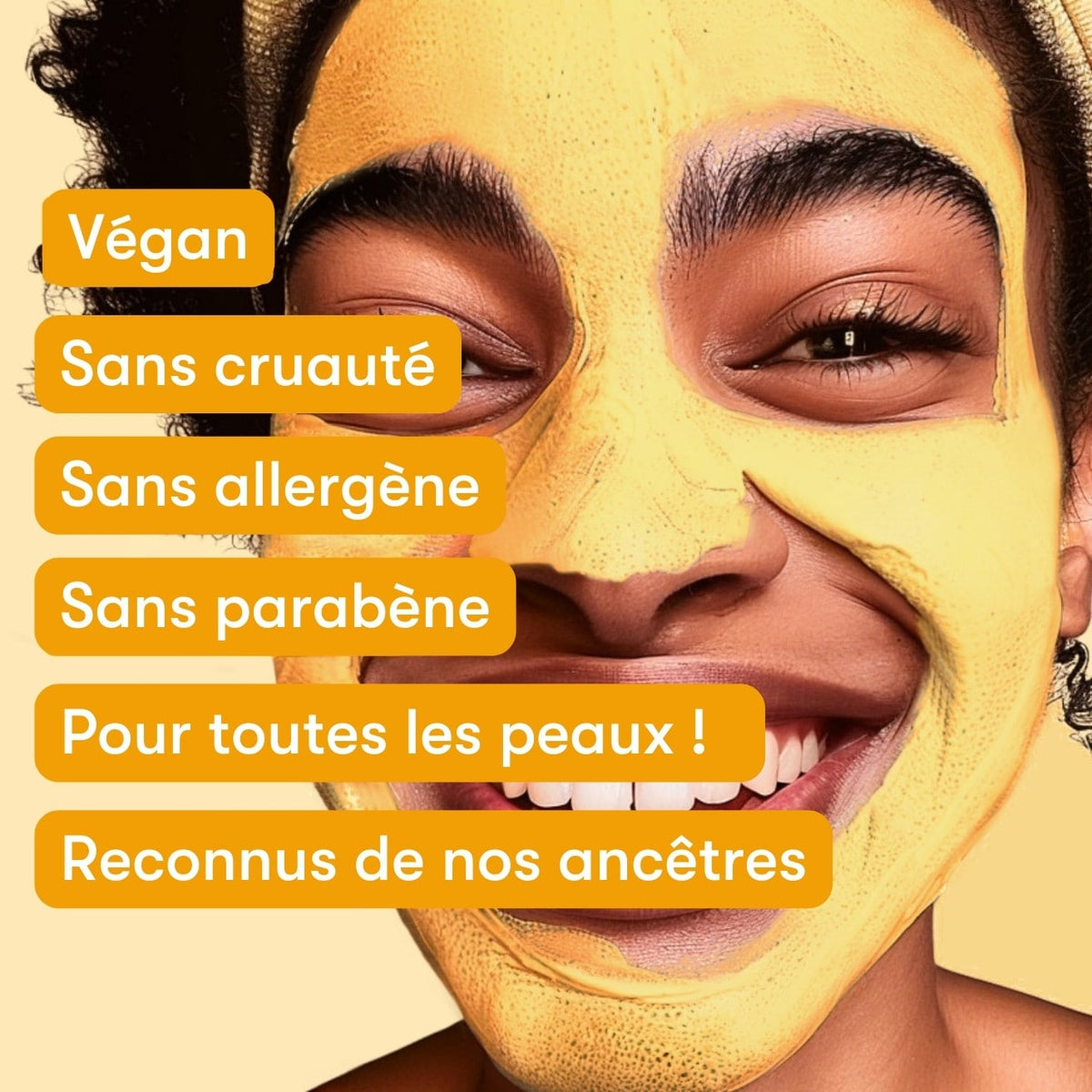 Masque anti-imperfections au Curcuma