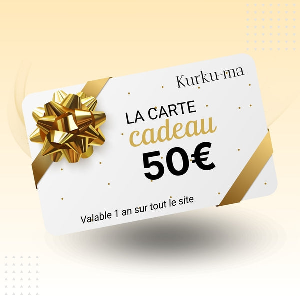 Carte Cadeau Kurku-ma 50€