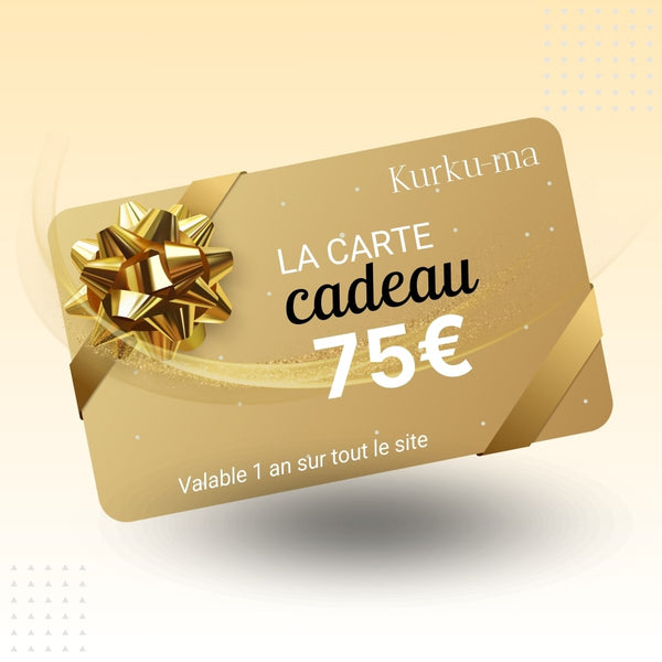 Carte Cadeau Kurku-ma 75€