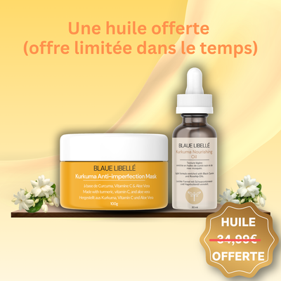 Anti-blemish mask with turmeric