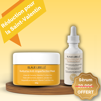 Anti-blemish mask with turmeric